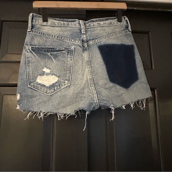 AYR Denim shorts Button fly Raw Hem Size 27 (B3 - Picture 2 of 15